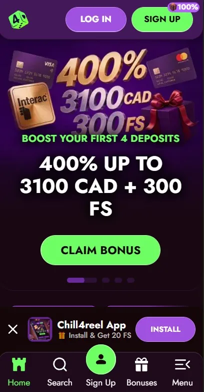 Chill4Reel Casino Anywhere You Go